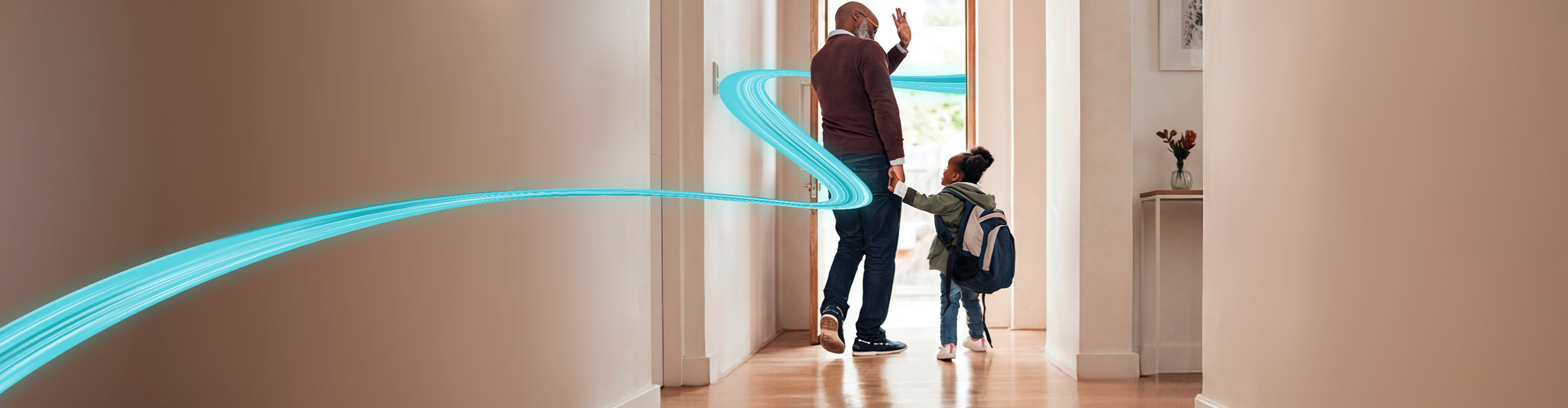 Timeless hardwood flooring.
